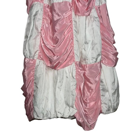 Vintage Bows Belles England Ballroon Dress Girls 12 Rare Patchwork Victorian - Picture 3 of 12